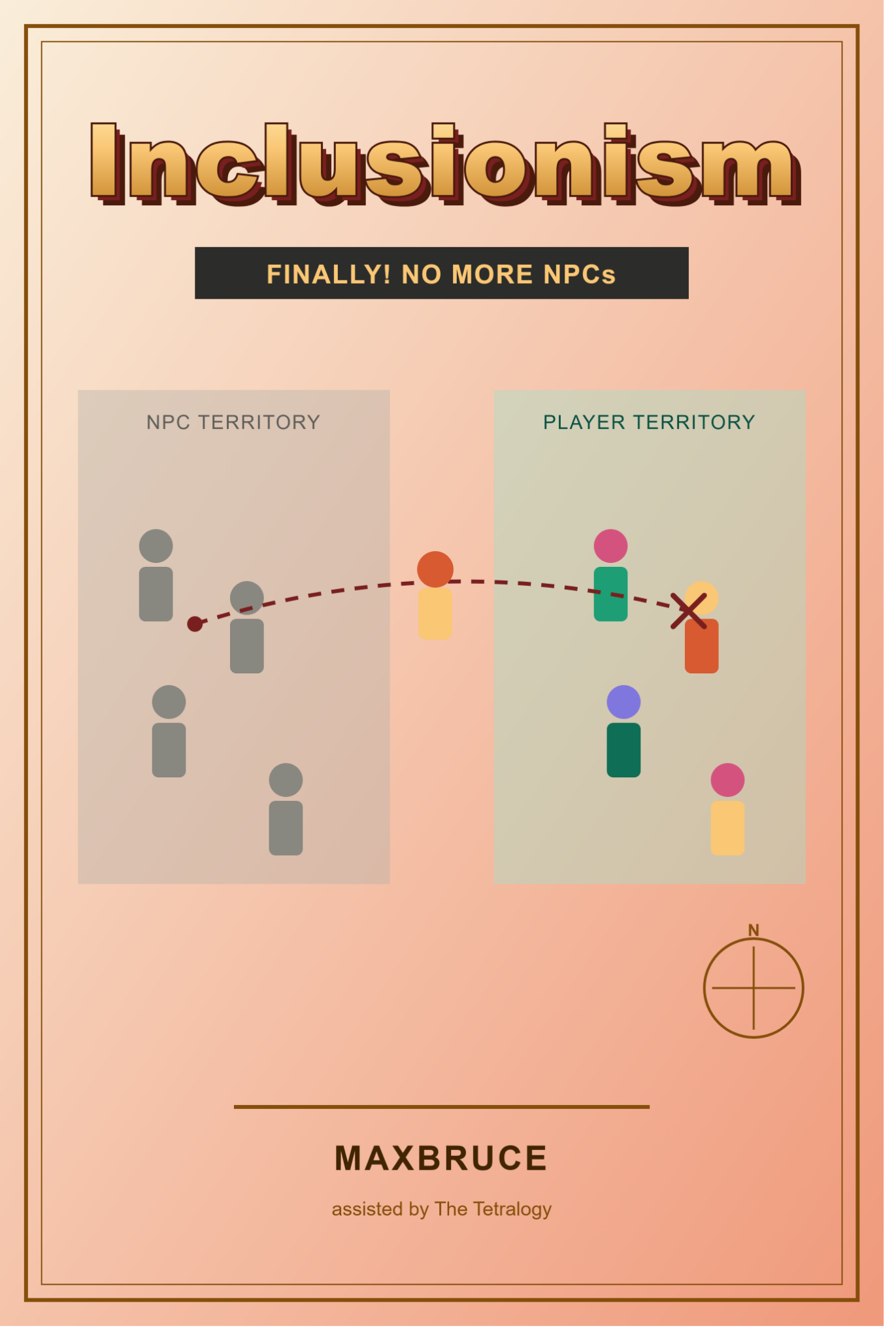 No More NPCs treasure map cover